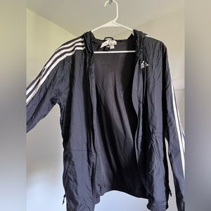 Black adidas zip up jacket